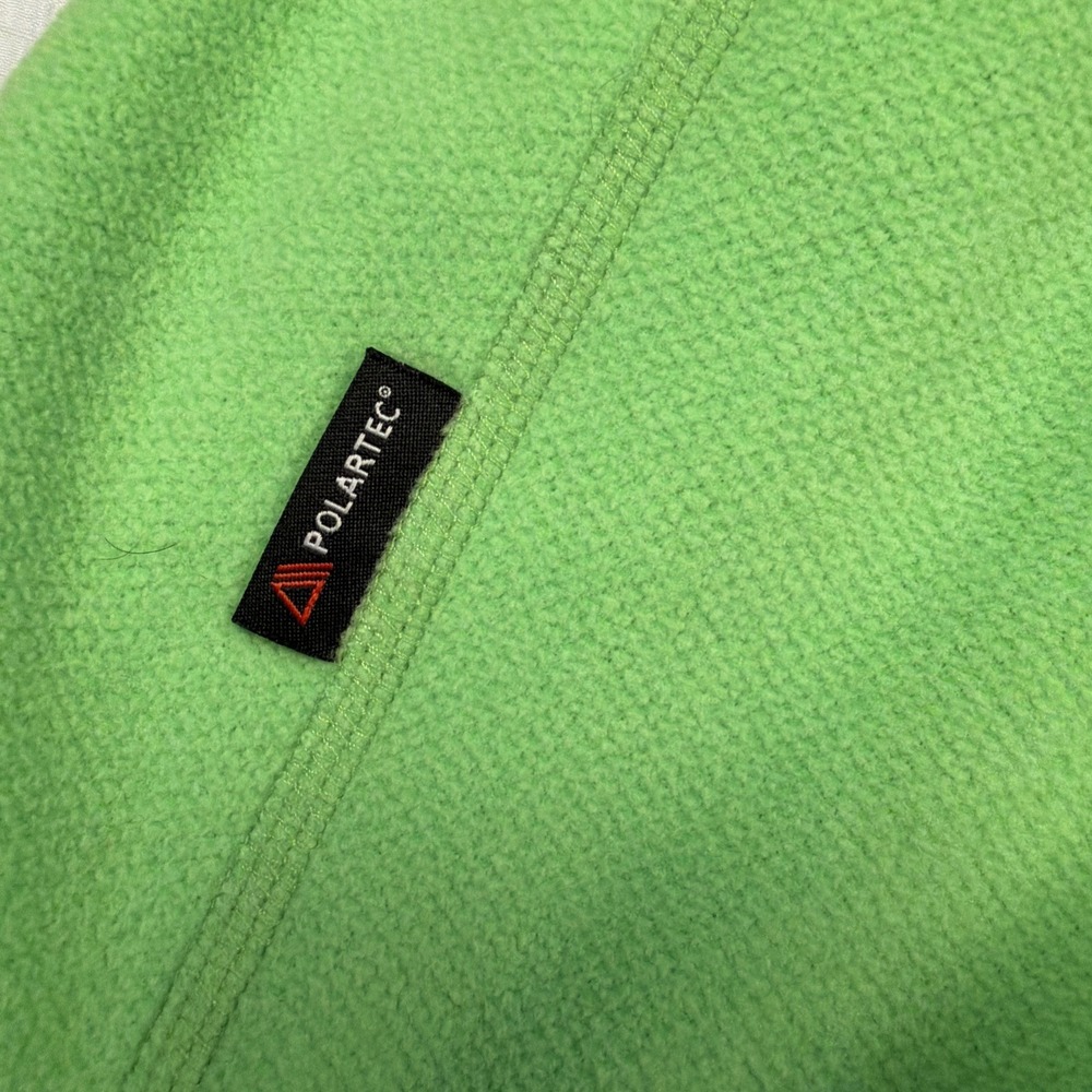 Haglofs Polartec Fleece Hooded Jacket Green Betula Women's Size Medium Zip Up - Picture 7 of 8